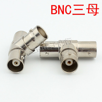 BNC 3 Female Adapter Connector Coaxial T-Adapter Coupler T type