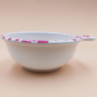 Factory Direct Sales Household Children's Cute Healthy Melamine Single Ear Bowl