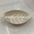 Plastic leaf shaped double layer asphalt fruit basket wash basin wheat color SY3269