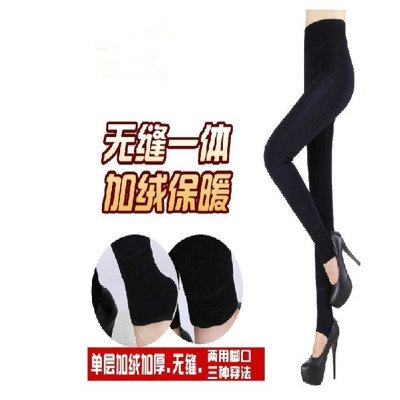 The new Y001 high-waisted leggings with extra thick and fuzzy autumn/winter ladies show thin, seamless and seamless.