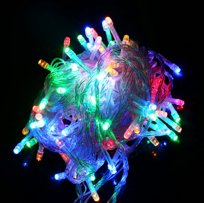 10M LED String Lights Wedding Celebration Decoration Christmas Holiday Lamp Outdoor Starry Sky 10M Color String