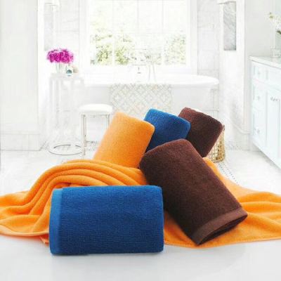 Pure cotton hotel towel bath towel dimension custom export.
