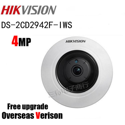 Hikvision DS-2CD2942F-IWS 4MP POE Wi-Fi PTZ View Fisheye CCTV Network Camera Fisheye IP Camera