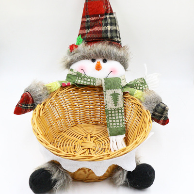 Christmas Decorations 13-Inch Gift Basket