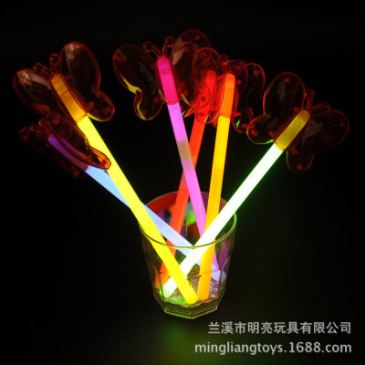 Manufacturer wholesale fluorescent rod combination set the children 's toy butterfly light stick, Christmas Halloween cheer