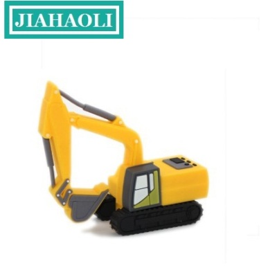 Jhl-up147 excavator U disk mini simulation cartoon U disk 8g construction machinery U disk custom LOGO..