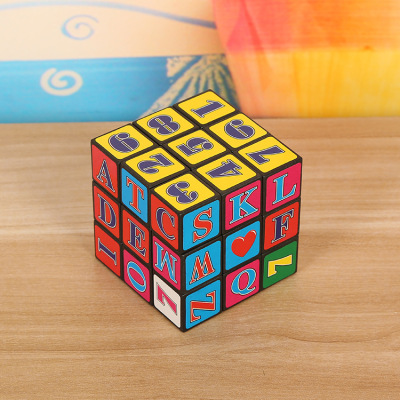 Manufacturers direct children puzzle toys ordinary rubik's cube alphanumeric puzzle intelligence rubik's cube