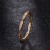 New Exclusive for Cross-Border European and American Fashion Water Waves Gold-Plated Copper Ring Foreign Trade Supply