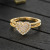 Hot-Selling New Arrival Exclusive for Cross-Border Europe Trend Ms. AAA Zircon Classic Heart Couple Lover Women's Ring