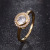 Factory Direct Sales Gold-Plated Zircon Copper Ring Korean Style Fashion Popular Ms. Ring Foreign Trade Supply