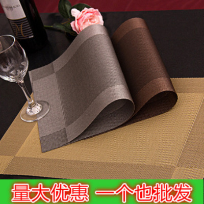 Environment-friendly food mat opposite corner frame PVC western-style food cushion Japanese European style insulation 