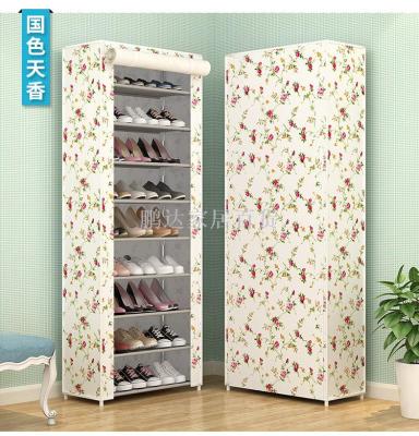 Shoe rack simple shoe ark simple multi-functional economy type household door assembles multi-layer collection ark.
