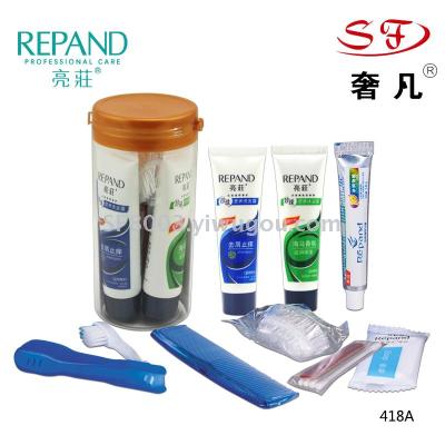 Hotel guesthouse paid goods disposable toothpick toothbrush travel wash suit.
