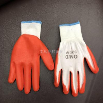 Industrial gloves of white cotton gloves of ding qing gloves.