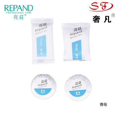 Hotel hotel disposable product toiletries, brightening toothbrush comb, shower cap soap.