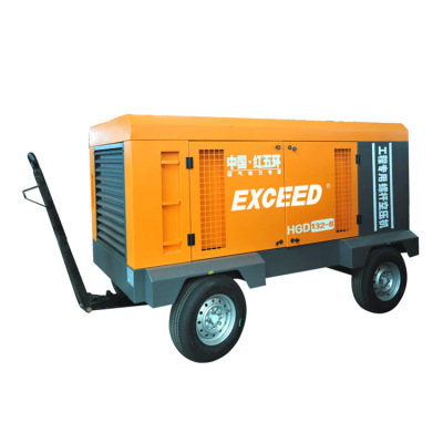 EXCEED 132KW Electric moving Screw Air Compressor