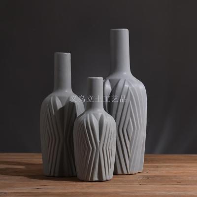 Gao Bo Decorated Home Ceramic vase handicraft household furnishings