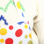 Canvas Thickening Print Colorful Dot Apron with Pocket Magic Waterproof Antifouling Kitchen Apron Custom Logo