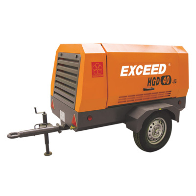 EXCEED 40KW Electric moving Screw Air Compressor
