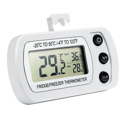 Digital Refrigerator Thermometer, Mini Freezer Thermometer