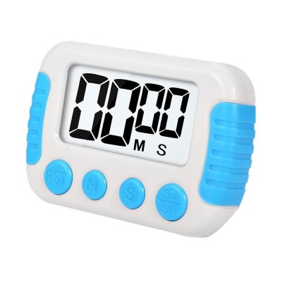 Big Screen Digital Kitchen Timer Magnetic Back Minute Second Count Up Countdown