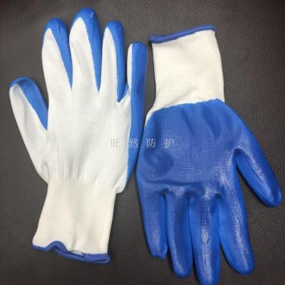 Industrial gloves of white cotton gloves of ding qing gloves.