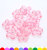 Transparent Crystal-like Hanging Hole Five-Leaf Flower Children String Beads Accessories Gem Toy Boys and Girls Play House Props