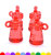 Children's Acrylic Transparent Feeding Bottle Children's Crystal-like Toy Gem Video Game Play Push Crane Machines Reward