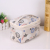 New Cotton and linen PVC cloth bag package tour package wash bag waterproof.