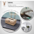 Duranfu Sheepskin Folding Tissue Box Car Velcro Tissue Box Car Tissue Cover Household and Vehicle Tissue Dispenser