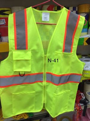 Reflective vest for sanitation workers clothing construction site wear