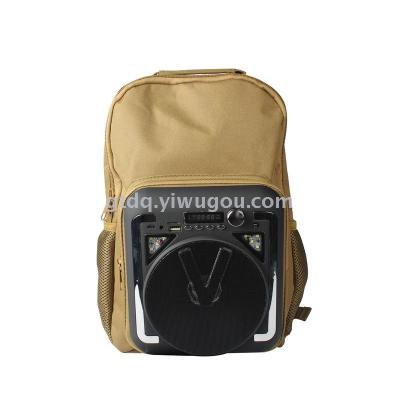 Double shoulder backpack bluetooth speaker with U disk TF card FM radio.
