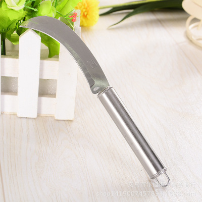 The round handle machete stainless steel fruit knife runs the local direct sale product home to peel the knife pineappl