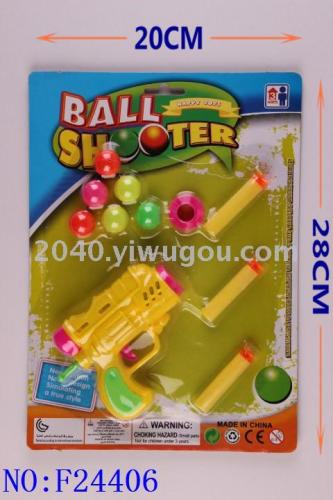 new toys wholesale children‘s shooting toys soft pop table tennis gun set toys wholesale f24406