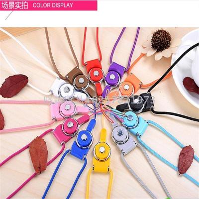 Two - in - one mobile phone hanging cord can be spun up to spin the ring - type multi - function tag line.
