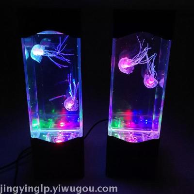 Small Night Lamp Simulation Jellyfish Aquarium Led