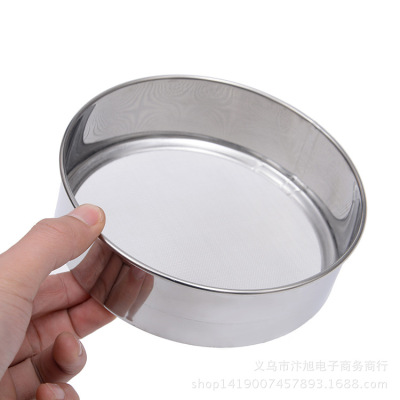 Manufacturer direct selling high quality stainless steel flour sieve 60 eye baking tools -15cm kitchen small tool 