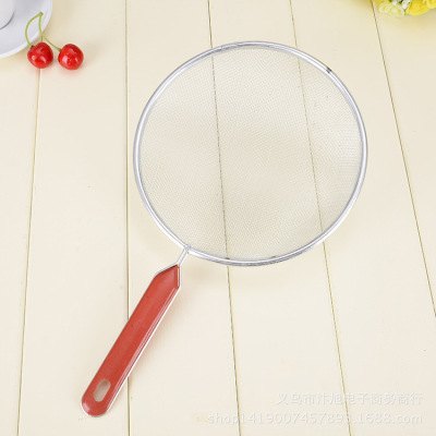 Manufacturer direct sale of 18 cm red handle leakage of kitchen supplies wholesale 