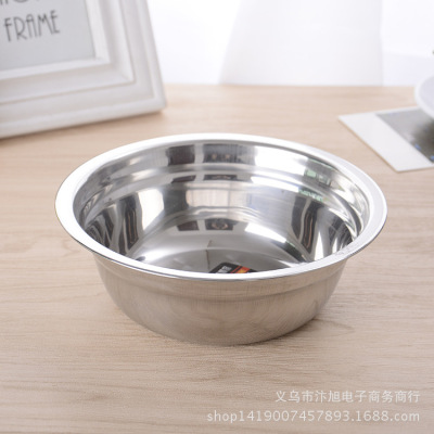 Manufacturer's direct selling non-magnetic thickened stainless steel soup bowl seasoning bowl seasoning gift item 2 yuan
