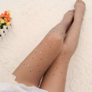 Spring and summer style sexy silk stockings with socks and socks, socks and tights are extremely thin.