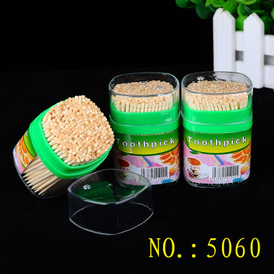 Square Tube Toothpick Disposable Double-Headed Toothpick Travel Portable Bamboo Toothpick Does Not Hurt Gum Factory Wholesale