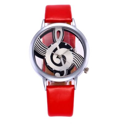 Quick sell hot style fashion sales of double-sided character note belt watch student quartz watch.