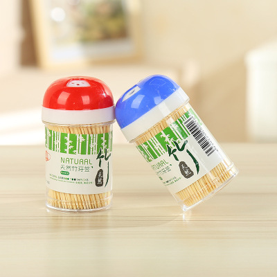 Two Yuan Store Night Market Disposable Toothpick Canned Oral Cleaning Bamboo Stick Household Daily Necessities Department Store Wholesale