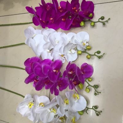 Simulation flower butterfly orchid wedding flower household decoration.