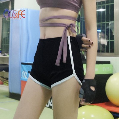 Women's professional running fitness sports shorts high elastic air speed dry anti-light Women's gym shorts.