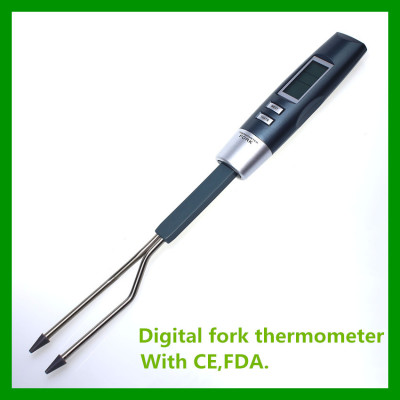 BBQ fork probe kitchen thermometer digital display barbecue thermometer.
