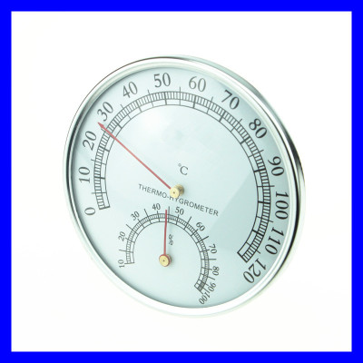 The temperature and humidity meter of the sauna room temperature and humidity meter.