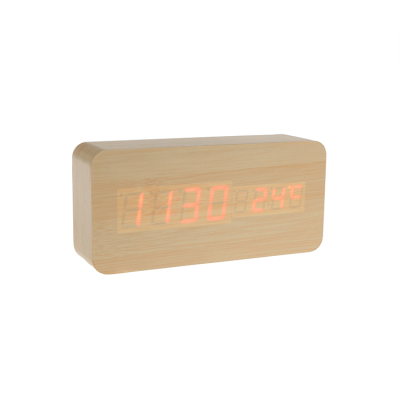 Wood clock