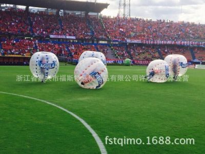 Forster gas mold manufacturer direct selling inflatable hit ball British football hit ball transparent big balloon