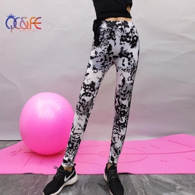 Spring/summer, spring and summer new quick dry stretch tight gym pants women training yoga pants sports 